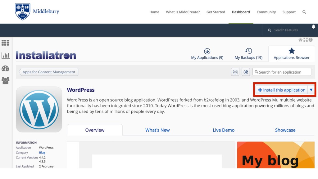 install wordpress.001