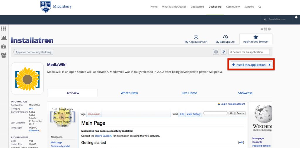 media wiki install.001